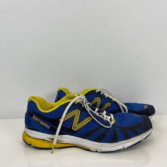New Balance 890 Boston Marathon Running Shoes Blue Yellow Mens Size 11.5 - Picture 3 of 7